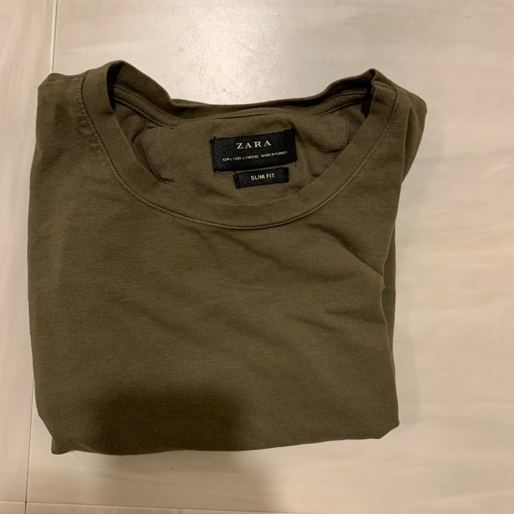 Zara Slim Fit Shirt Large - Picture 3 of 3